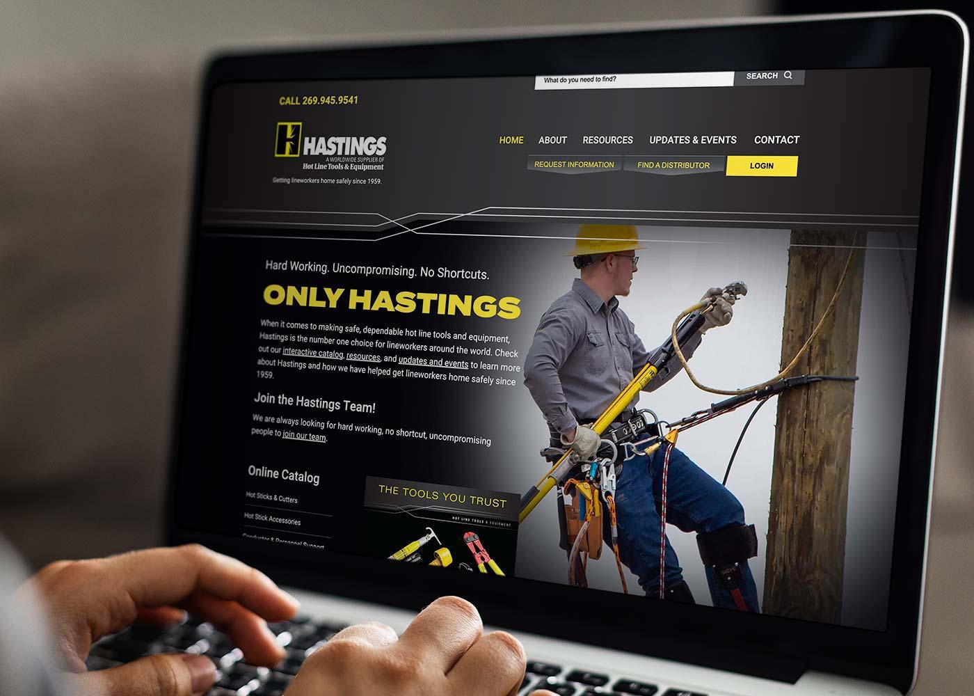 Hastings website laptop