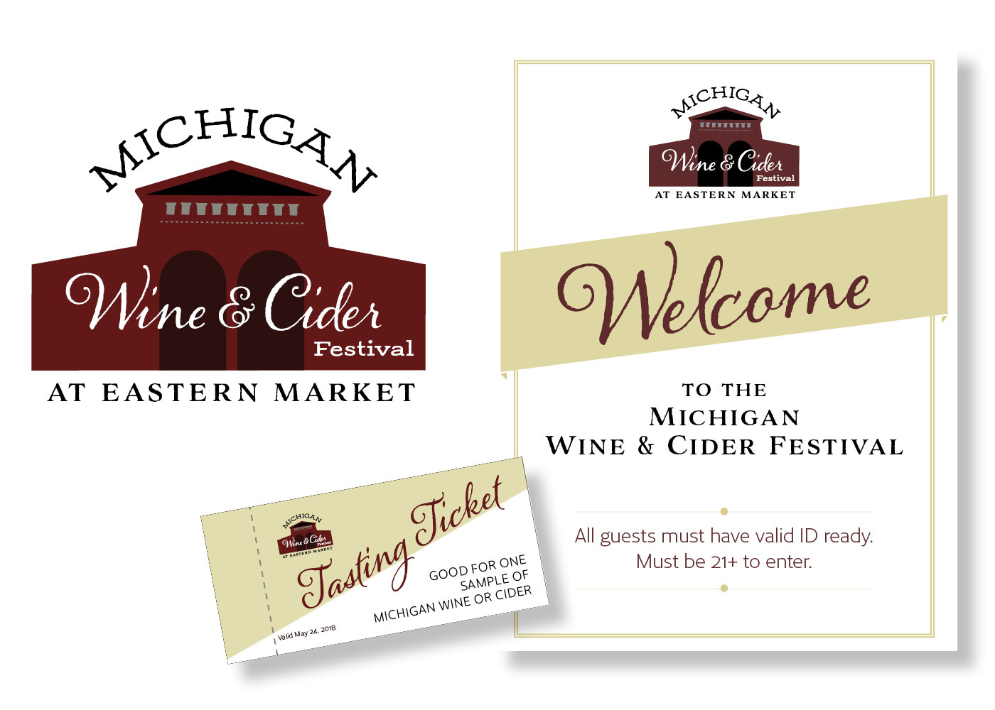 MDARD Michigan Wines Wine & Cider Festival materials