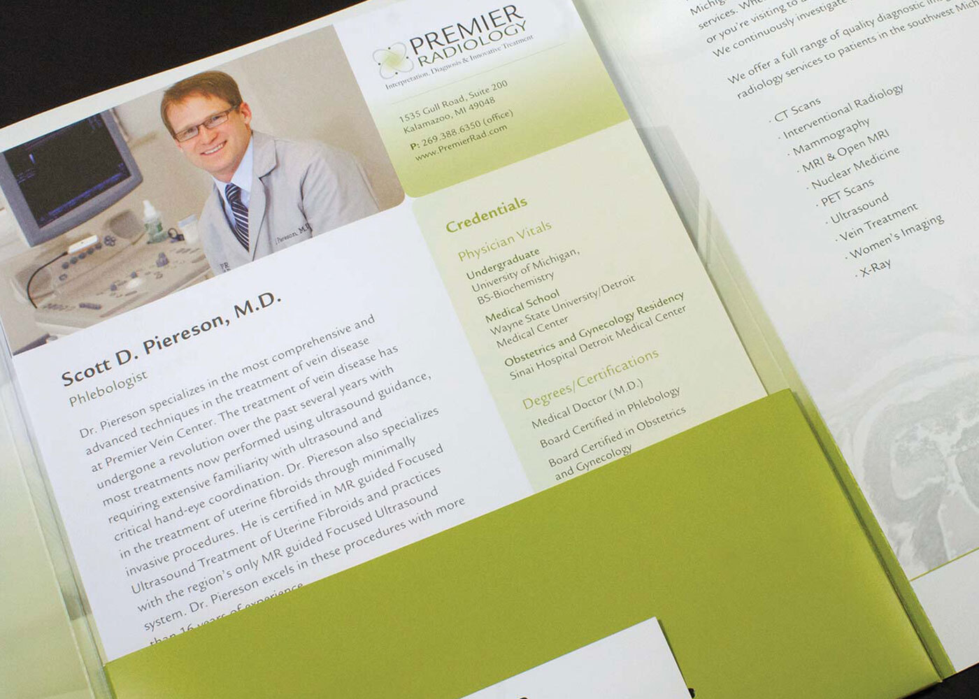 Premier Radiology folder