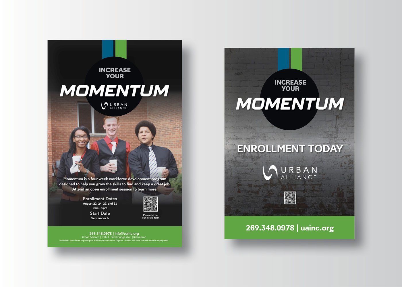 Urban Momentum Flyer Sign