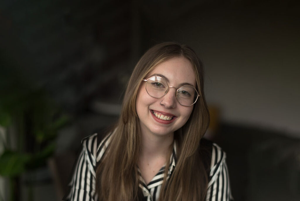 Headshot of Sarah Lotz, Production Artist at LKF Marketing